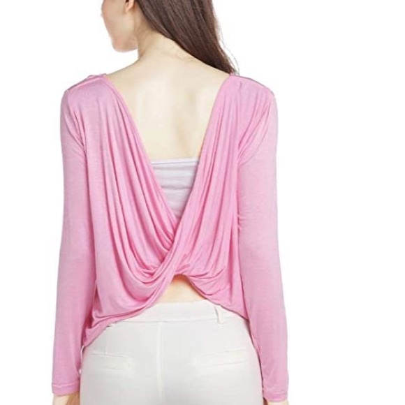 Tops - Beautiful women loose Backless long sleeve blouse